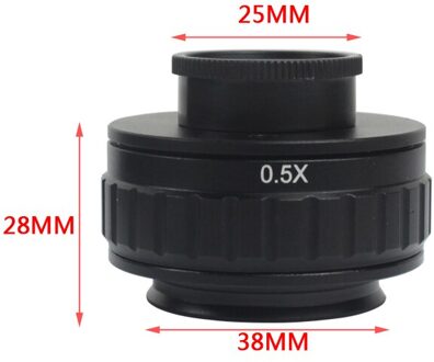 C-Mount Lens 0.35X 0.5X Ctv Voor Trinoculaire Stereo Microscoop 25Mm Camera Interface Microscoop Camera Adapters