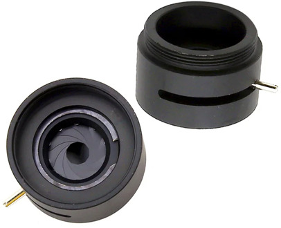 C Mount to CS Mount Camera Lens Module Adapter Ring with Adjustable Aperture 1-12mm Iris Diaphragm