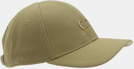 C.P. Company Accessoires C.P. Company Shell-R Logo Cap in Groen - maat