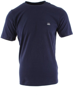 C.P. Company Blauw Katoenen T-shirt voor Heren C.p. Company , Blue , Heren - S