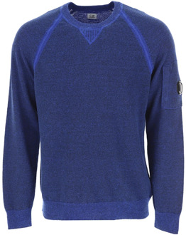 C.P. Company Blauwe Sweaters C.p. Company , Blue , Heren - Xl,M,S