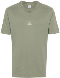C.P. Company Casual Jersey T-shirt C.p. Company , Green , Heren - M