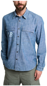 C.P. Company Casual Shirts C.p. Company , Blue , Heren - Xl,M,S