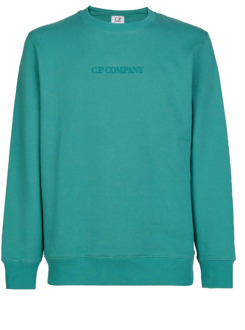 C.P. Company Comfortabele stijlvolle sweatshirt voor heren C.p. Company , Blue , Heren - 2Xl,Xl,M