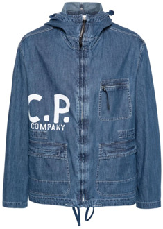 C.P. Company Denim Jackets C.p. Company , Blue , Heren - 2Xl,L,M