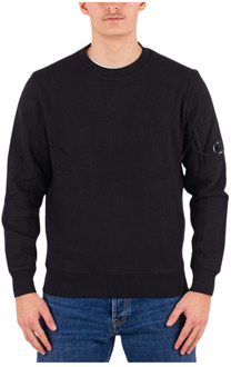 C.P. Company Diagonal Raised Fleece Lens Sweatshirt C.p. Company , Black , Heren - 2Xl,Xl