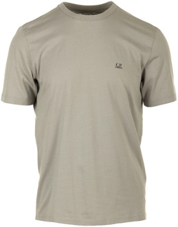 C.P. Company Grijze Jersey Goggle T-Shirt C.p. Company , Gray , Heren - Xl,L,M