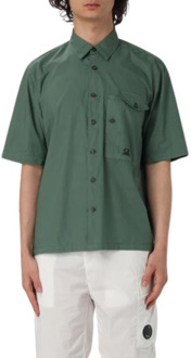 C.P. Company Groene Overhemden voor Mannen C.p. Company , Green , Heren - Xl,L,M,S