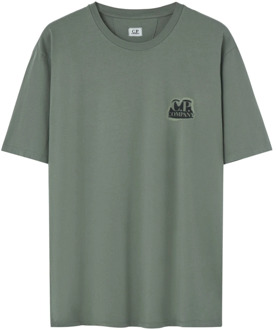 C.P. Company Handgemaakt British Sailor Jersey Shirt C.p. Company , Green , Heren - XL
