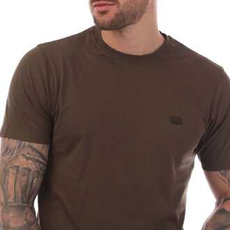 C.P. Company Heren C.P. Company 30/1 Jersey Logo Patch T-shirt in Groen - maat