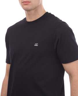 C.P. Company Heren C.P. Company 30/1 Jersey Logo Patch T-shirt in marineblauw - maat M Navy