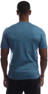 C.P. Company Heren C.P. Company 70/2 gemerceriseerd Jersey Logo Patch T-shirt in blauw - XL