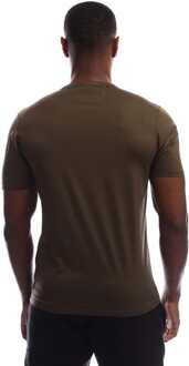 C.P. Company Heren C.P. Company 70/2 gemerceriseerd Jersey Logo Patch T-shirt in Groen - maat XL