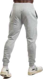 C.P. Company Heren-C.P. Company Diagonaal Verhoogde Fleece Lens Cargo Sweatpants in Grijs