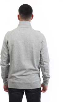C.P. Company Heren C.P. Company Diagonal Raised Fleece Half Zip Sweatshirt in Grijs - L