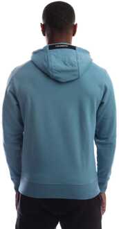 C.P. Company Heren-C.P. Company Diagonal Raised Fleece Lens Hoodie in blauw