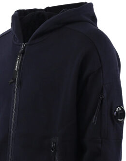 C.P. Company Heren diagonal raised zipped Blauw - L