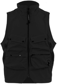 C.P. Company Heren Outerwear - Vest C.p. Company , Black , Heren - M,S