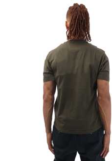 C.P. Company Heren-T-shirt C.P. Company 30/1 Jersey Label Style Logo in Groen - maat S