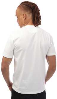 C.P. Company Heren-T-shirt C.P. Company 30/1 Jersey Label Style Logo in Wit - 2XL