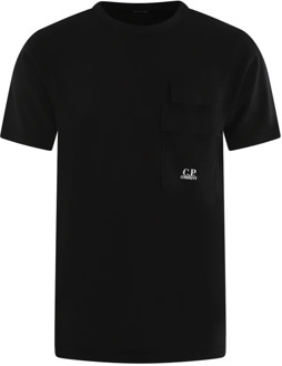 C.P. Company Heren T-shirt korte mouwen Upgrade C.p. Company , Black , Heren - Xl,L,M,S