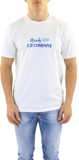C.P. Company Heren t-shirts short sleeve Wit - XL
