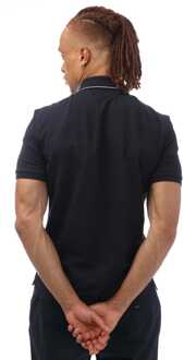 C.P. Company Herenpolo C.P. Company Stretch Piquet in Navy