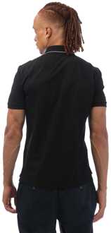 C.P. Company Herenpolo C.P. Company Stretch Piquet in zwart