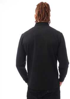 C.P. Company Herenpolo C.P. Company Stretch Piquet met lange mouwen in zwart - maat S