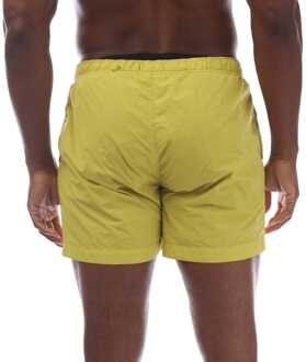 C.P. Company Herenzwemshort C.P. Company Flatt Nylon Lens in Geel