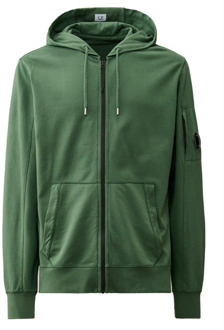 C.P. Company hoodie met rits C.p. Company , Green , Heren - 2Xl,L,3Xl