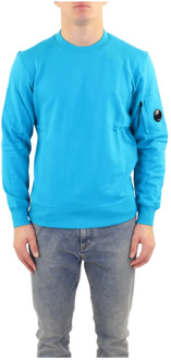 C.P. Company Licht Fleece Sweatshirt Blauw C.p. Company , Blue , Heren - M,S