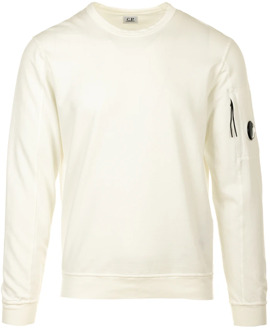 C.P. Company Licht Fleece Sweatshirt C.p. Company , White , Heren - Xl,L,M
