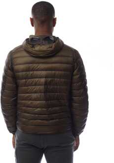 C.P. Company Men's C.P. Company D.D. Shell Goggle Down Jacket in Green Groen