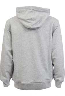 C.P. Company Men's C.P. Company Diagonal Raised Fleece Logo Full-Zip Hoodie in Grey - maat Grijs
