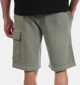 C.P. Company Men's C.P. Company Diagonal Track Shorts in olive - maat Olijf