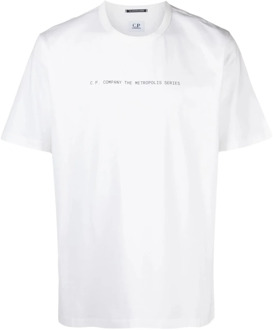 C.P. Company Metropolis Series T-shirts en Polos C.p. Company , White , Heren - Xl,L,M,S