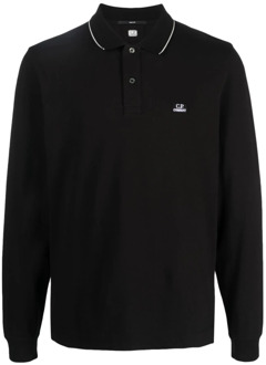 C.P. Company Polo Shirt C.p. Company , Black , Heren - M,S