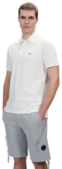 C.P. Company Polo Shirt C.p. Company , White , Heren - 2Xl,Xl
