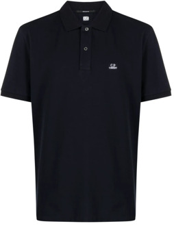 C.P. Company Polo Shirts C.p. Company , Blue , Heren - 2Xl,Xl,L,M