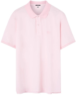 C.P. Company Polo Shirts C.p. Company , Pink , Heren - 2Xl,Xl,L,M,S