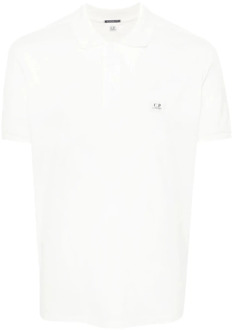 C.P. Company Polo Shirts C.p. Company , White , Heren - Xl,L,M,S