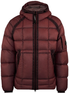 C.P. Company Rode Shell Hooded Down Jas C.p. Company , Red , Heren