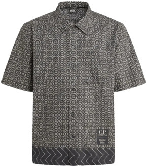 C.P. Company Short Sleeve Shirts C.p. Company , Black , Heren - L,M,S