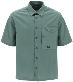 C.P. Company Short Sleeve Shirts C.p. Company , Green , Heren - Xl,L,M,S