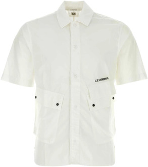 C.P. Company Short Sleeve Shirts C.p. Company , White , Heren - Xl,L,M