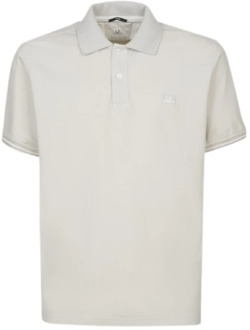 C.P. Company Stijlvolle Polo Shirt C.p. Company , Beige , Heren - 2Xl,Xl,L,M,S