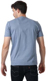C.P. Company T-shirt met logo voor heren, blauw - maat XL