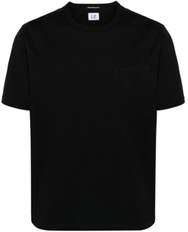 C.P. Company T-Shirts C.p. Company , Black , Heren - 2Xl,Xl,L
