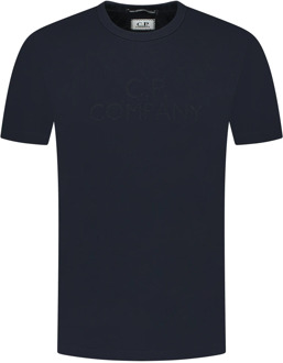 C.P. Company T-Shirts C.p. Company , Black , Heren - Xl,L,M,S